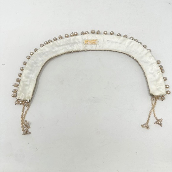 Vintage Glentex Faux Pearl Collar Made in Japan - Picture 4 of 6